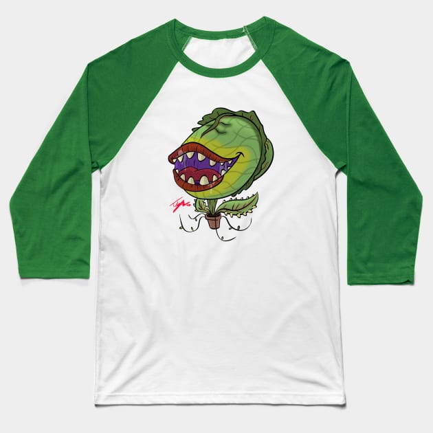 Audrey 2 Baseball T-Shirt by Tuckerjoneson13